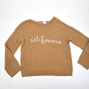 Le Lis California Tan Sweater Size Small